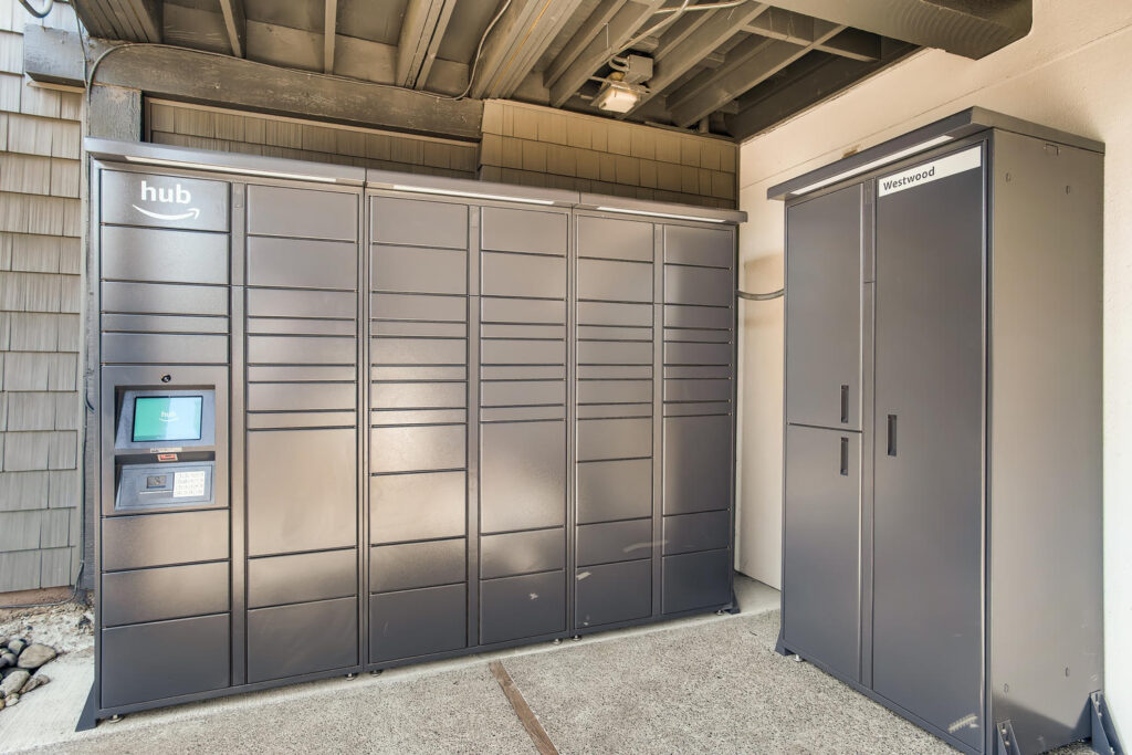Amazon Hub package lockers